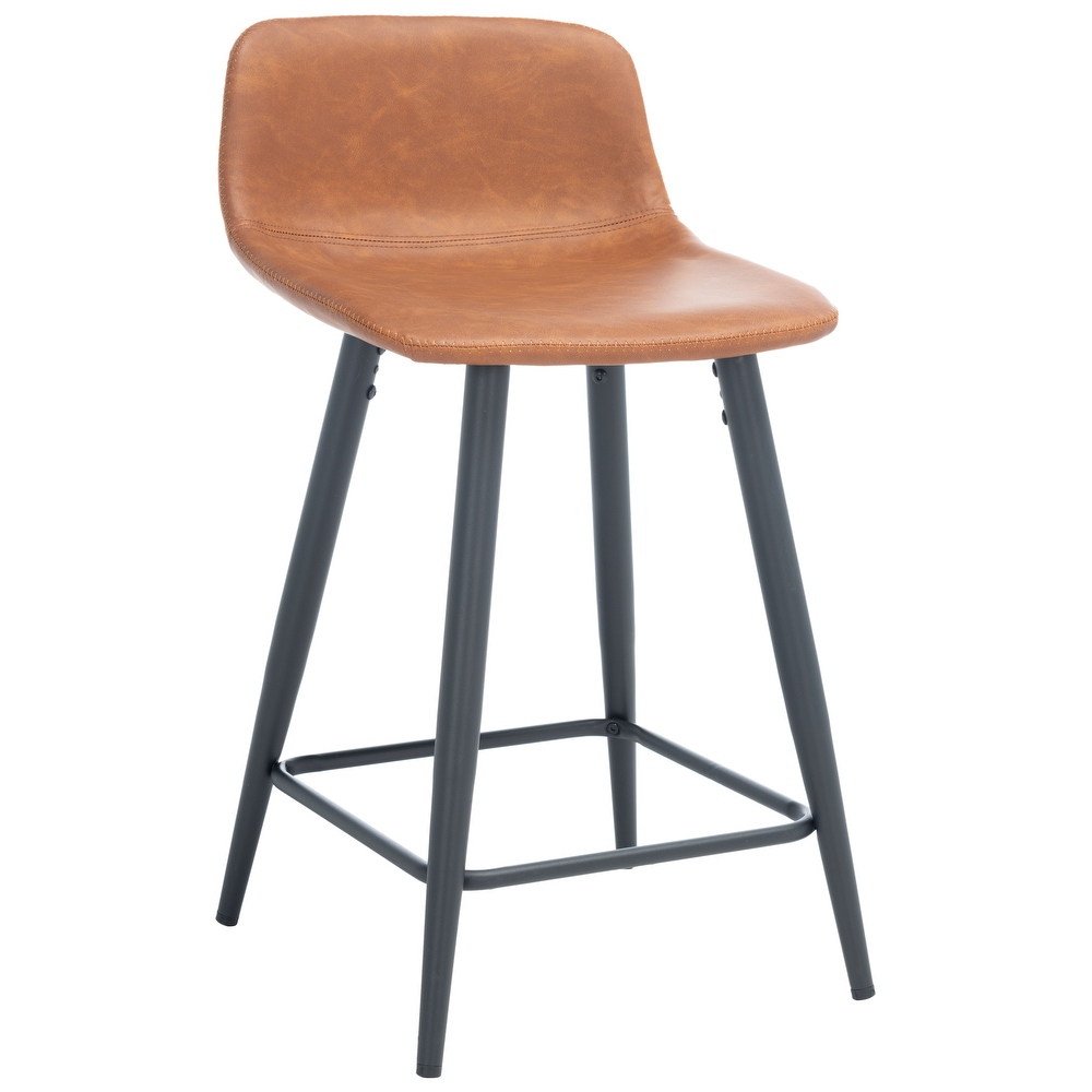 SAFAVIEH Asena 24 inch Faux Leather Counter Stool   19.7\