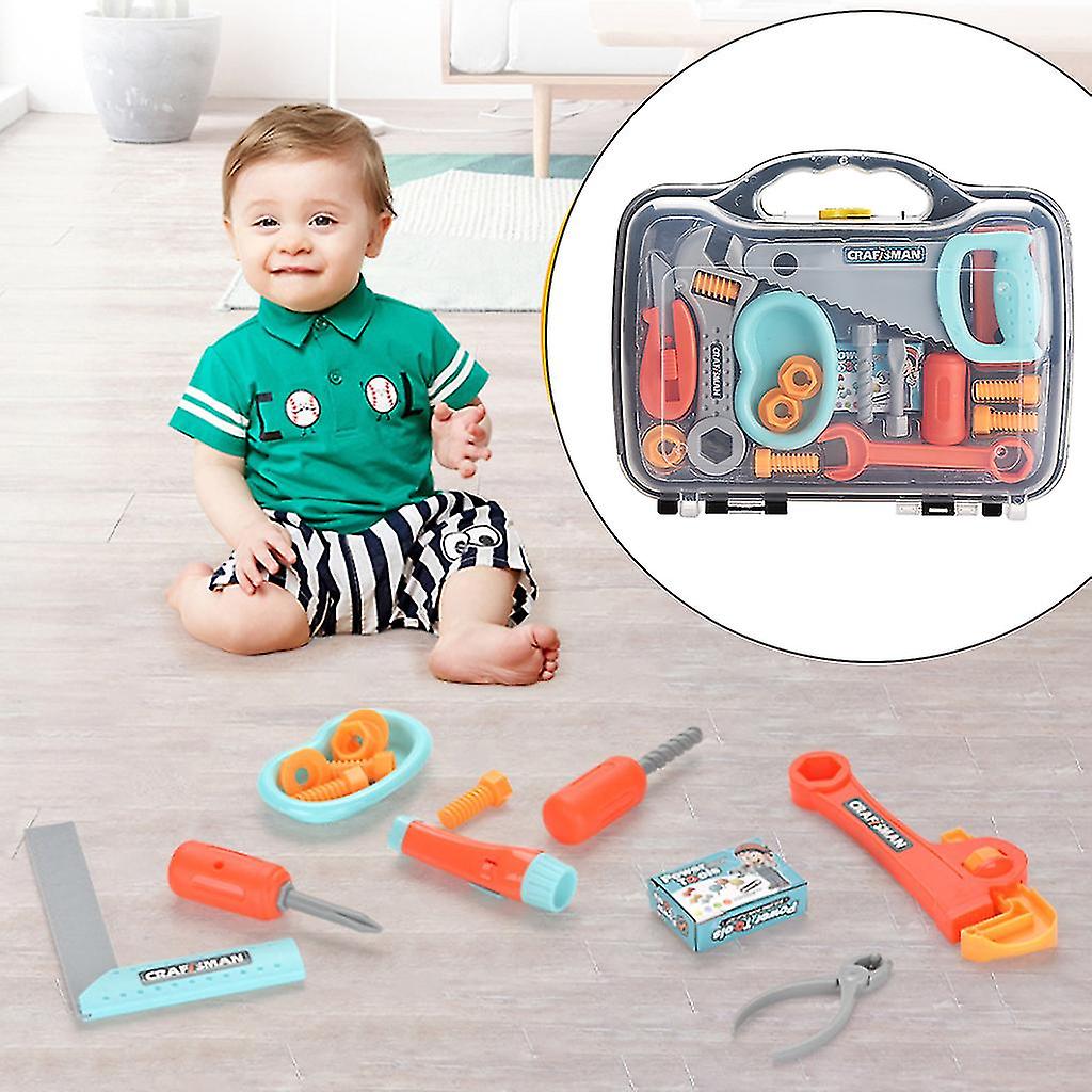 Kids Toy Tool Set Realistic Kids Construction Toy Include Drill， Sander Toy