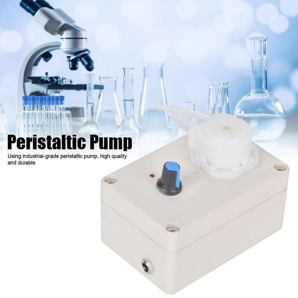 Industrial Peristaltic Liquid Pump Adjustable Flowing Dosing Pump Us Plug 110-240v