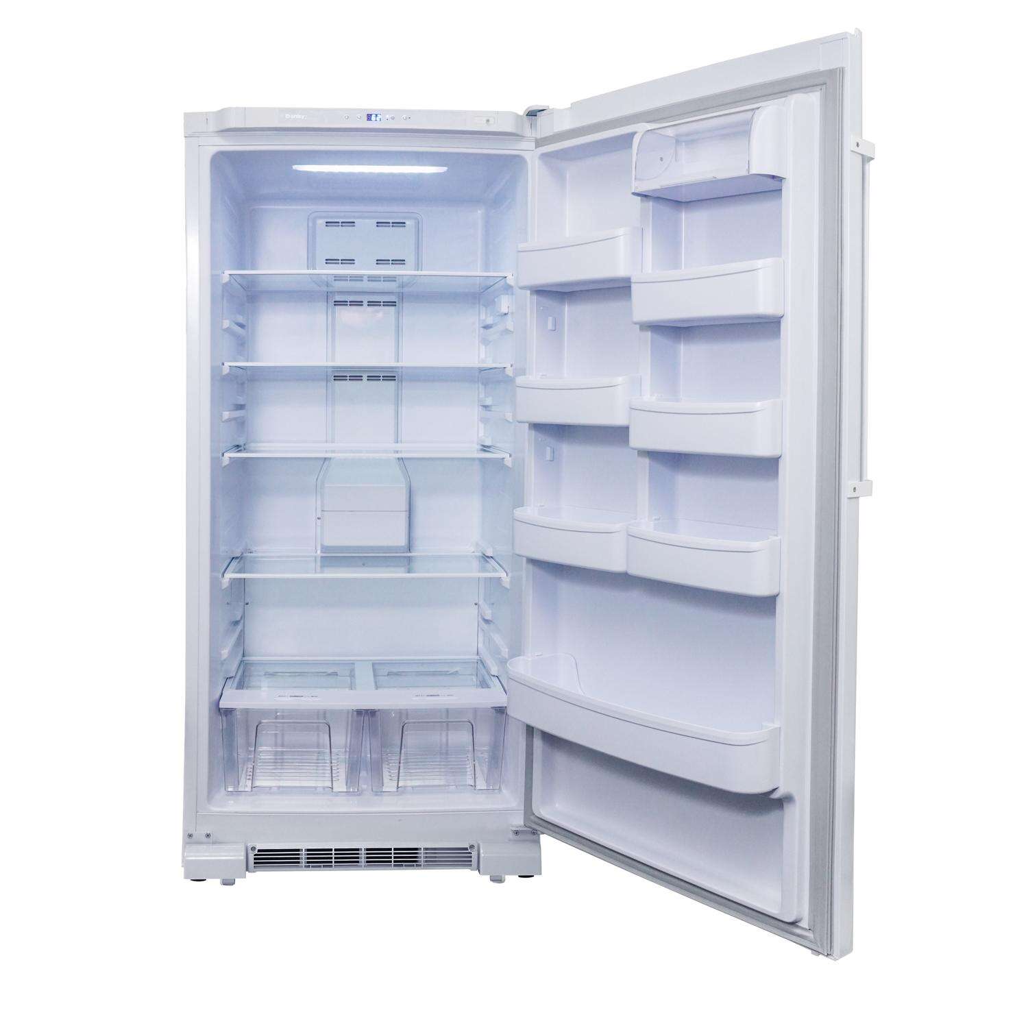 Danby 17 ft White Stainless Steel Refrigerator 180 W