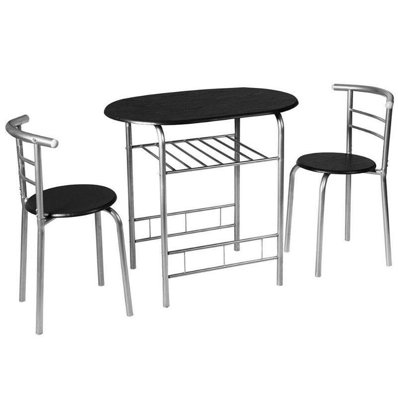 3-piece Space-saving Bistro Set For Kitchen And Apartment