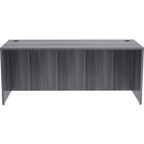 Lorell Weathered Charcoal Laminate Desking Desk Shell (69551)