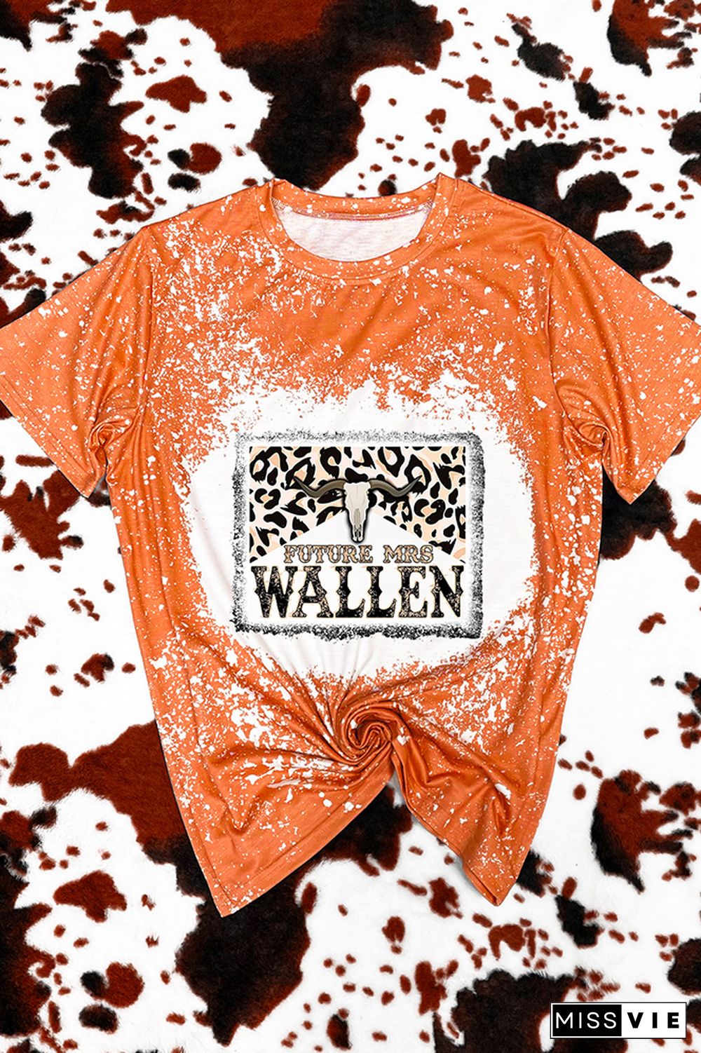 Retro Wallen Bull Skull Graphic Tee