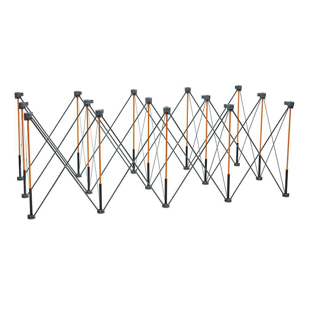 BORA 48 in. x 96 in. x 36 in. H Steel Tall Centipede Work Support Sawhorse CT15