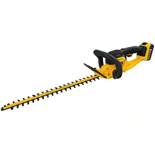 DEWALT DCHT820P1 22 in. 20V MAX Lithium-Ion Cordless Hedge Trimmer with 5.0Ah Battery and Charger Included