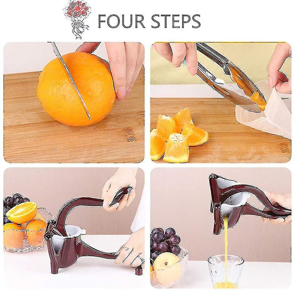 Lemon Squeezer Juice Squeezer Juicer Hand Press - Stainless Steel Hand Juicer Sliver Color