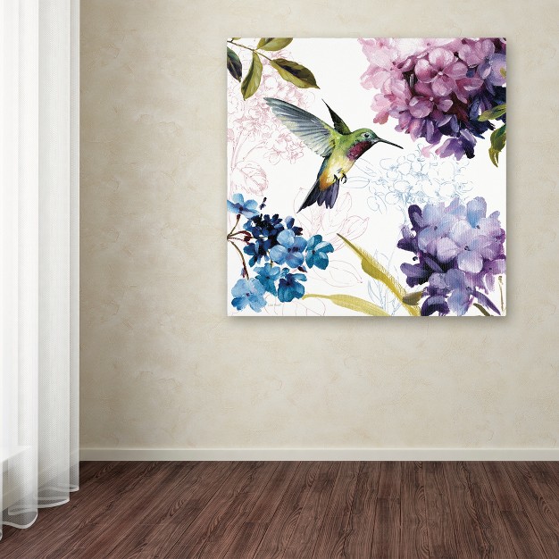 Trademark Fine Art lisa Audit x27 spring Nectar Square Ii x27 Canvas Art