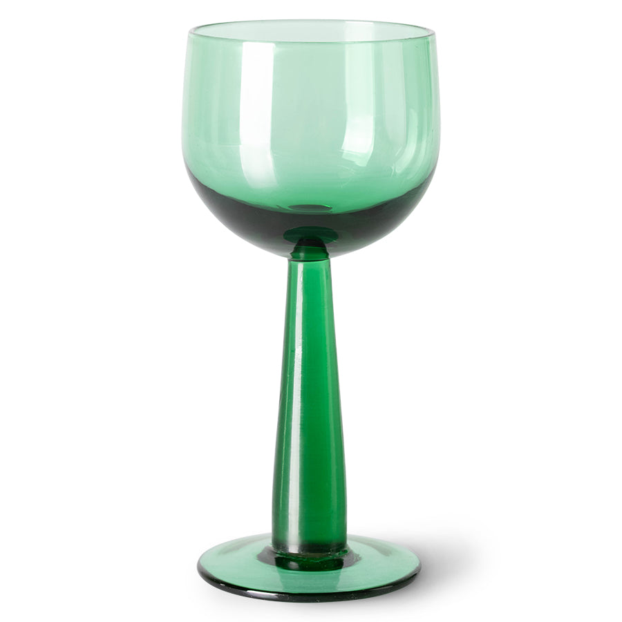 The Emeralds - Fern green wine glass tall (set of 4)