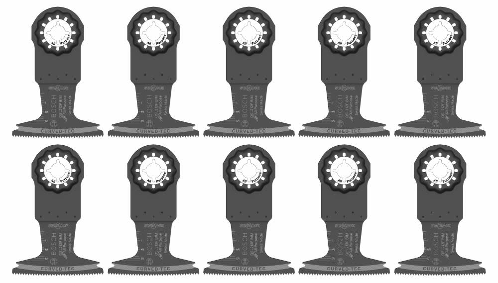 Bosch 2-1/2 In. Starlock Oscillating Multi Tool Bi-Metal Plunge Cut Blade 10 pk. OSL212F-10 from Bosch