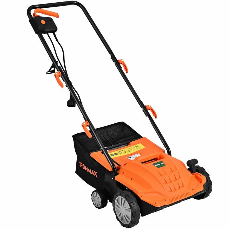 2-in-1 Electric Lawn Dethatcher & Scarifier, 12 Amp 13