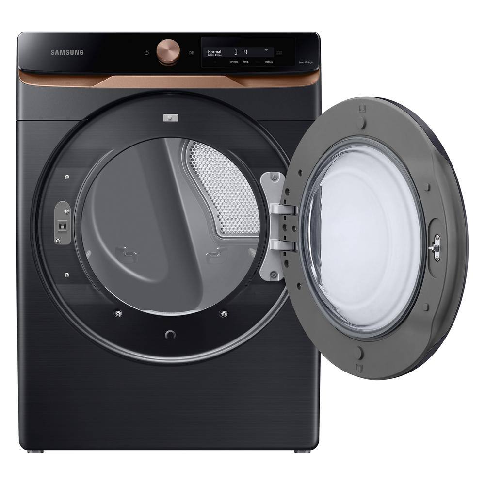  7.5 cu. ft. AI Smart Dial Electric Dryer in Brushed Black with Super Speed Dry and MultiControl DVE46BG6500V