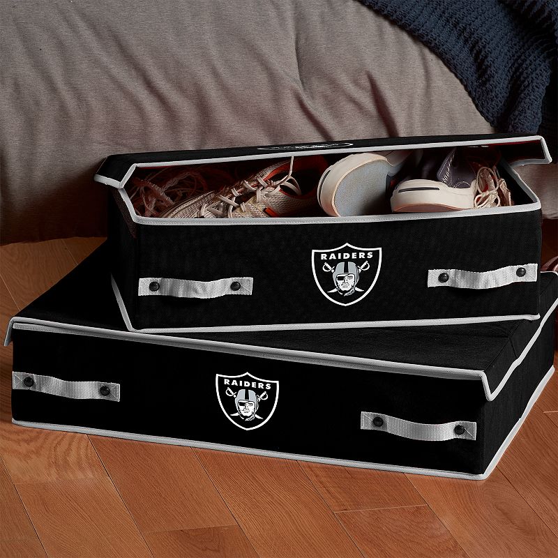 Franklin Sports Oakland Raiders Large Under-the-Bed Storage Bin