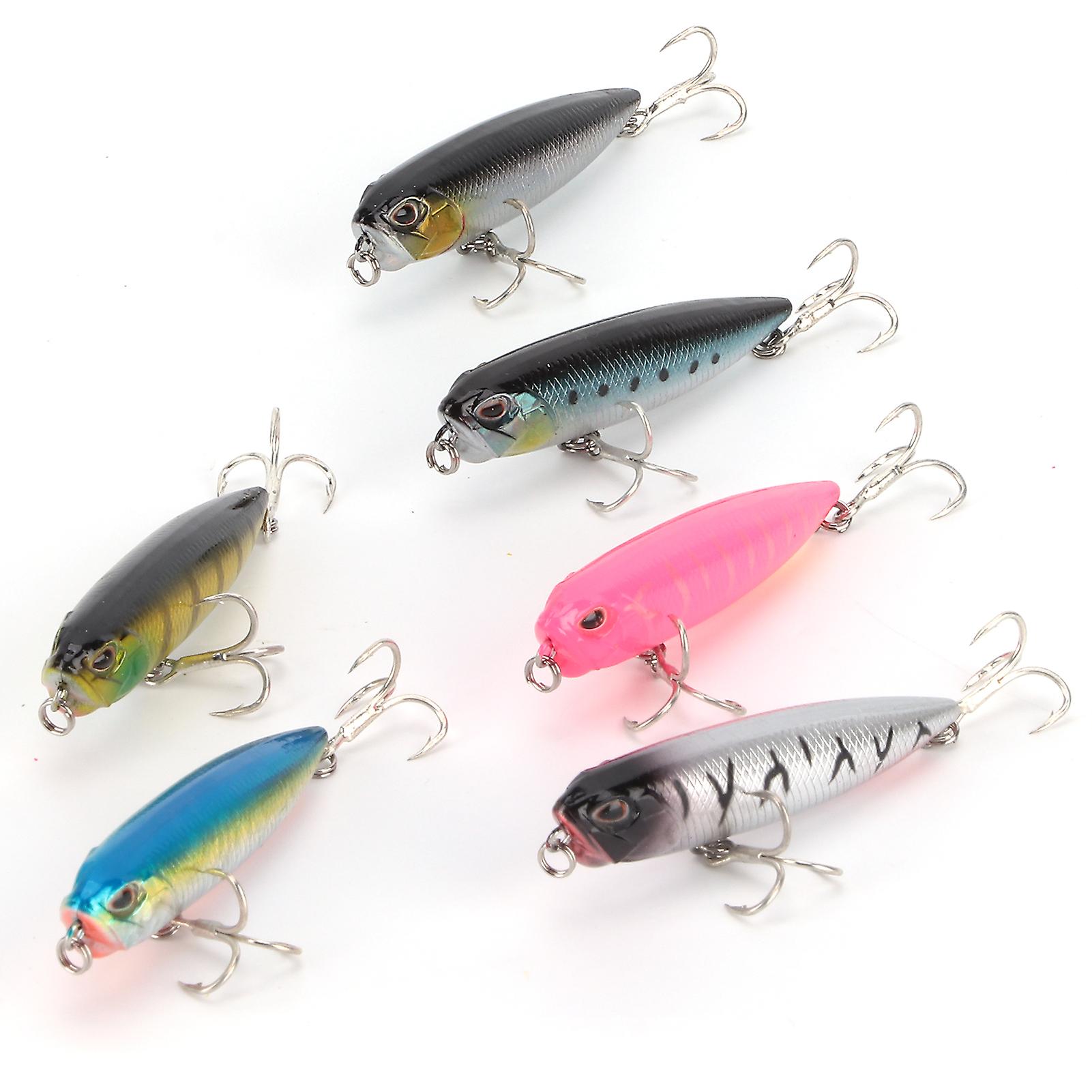 Topwater Pencil Fishing Lure Floating Artificial Pencil Hard Bait Fish Wobblers 3d Eyes