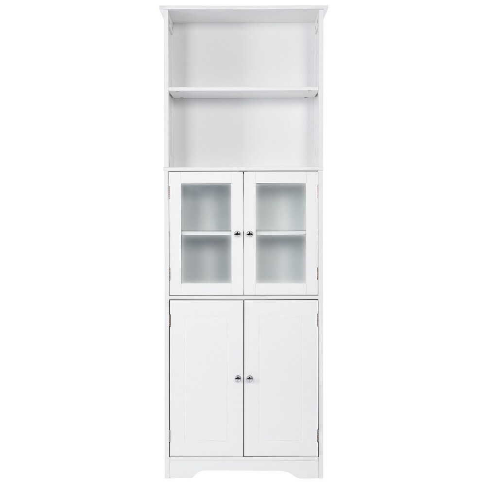 Tall Storage Cabinet with Shelves