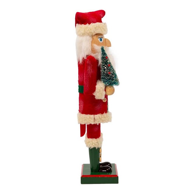 Kurt Adler 15 inch Wooden Santa Nutcracker