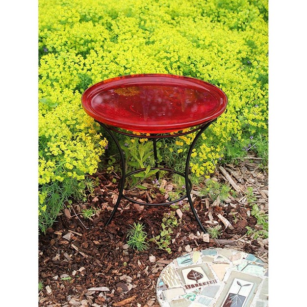 Iron Multi use Stand For Planter Birdbath Gazing Ball Black Achla Designs