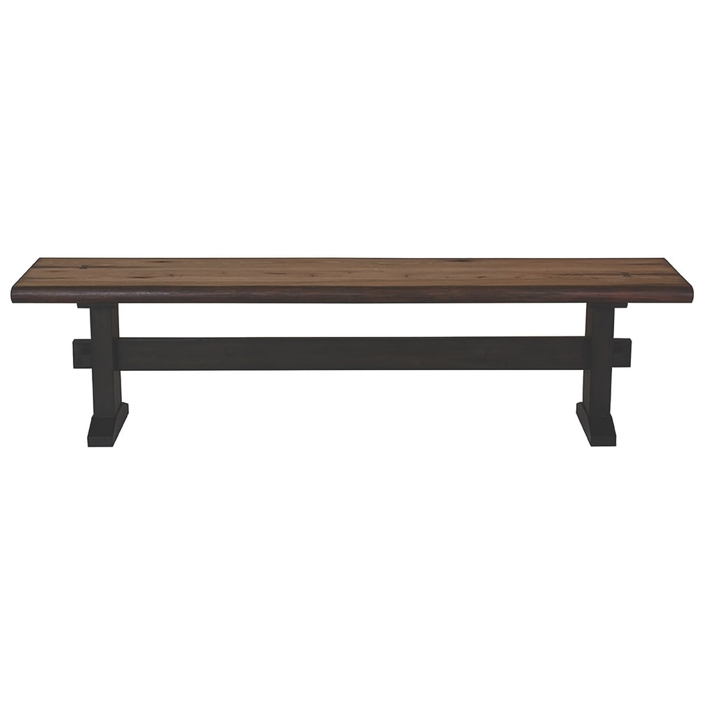 Rustic Farmhouse Design Live Edge Dining Bench