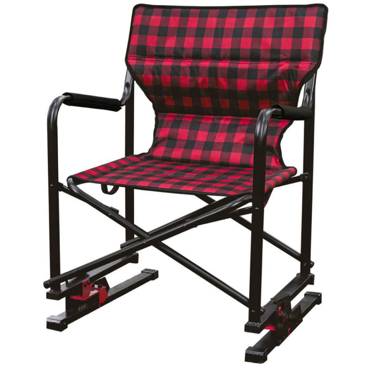 Kuma Spring Bear Camp Chair  Red Plaid  Red Plaid