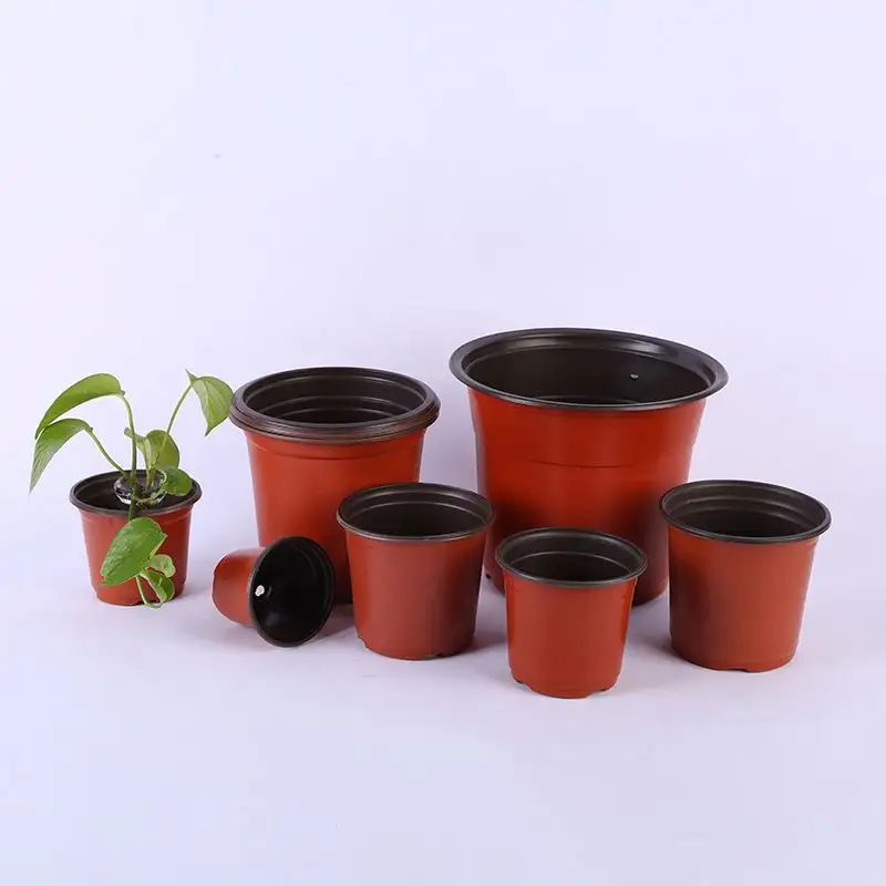 Cheap Garden Supplies Plastic Flower Pots Corn Planter Flowerpot Planters Plants Vegetable Large Round Nursery Pot/