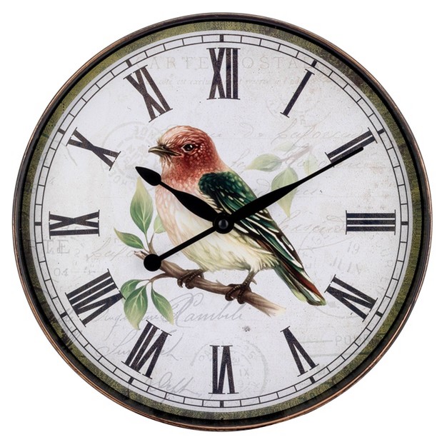 Wall Clock With Bird Themed Dial Westclox