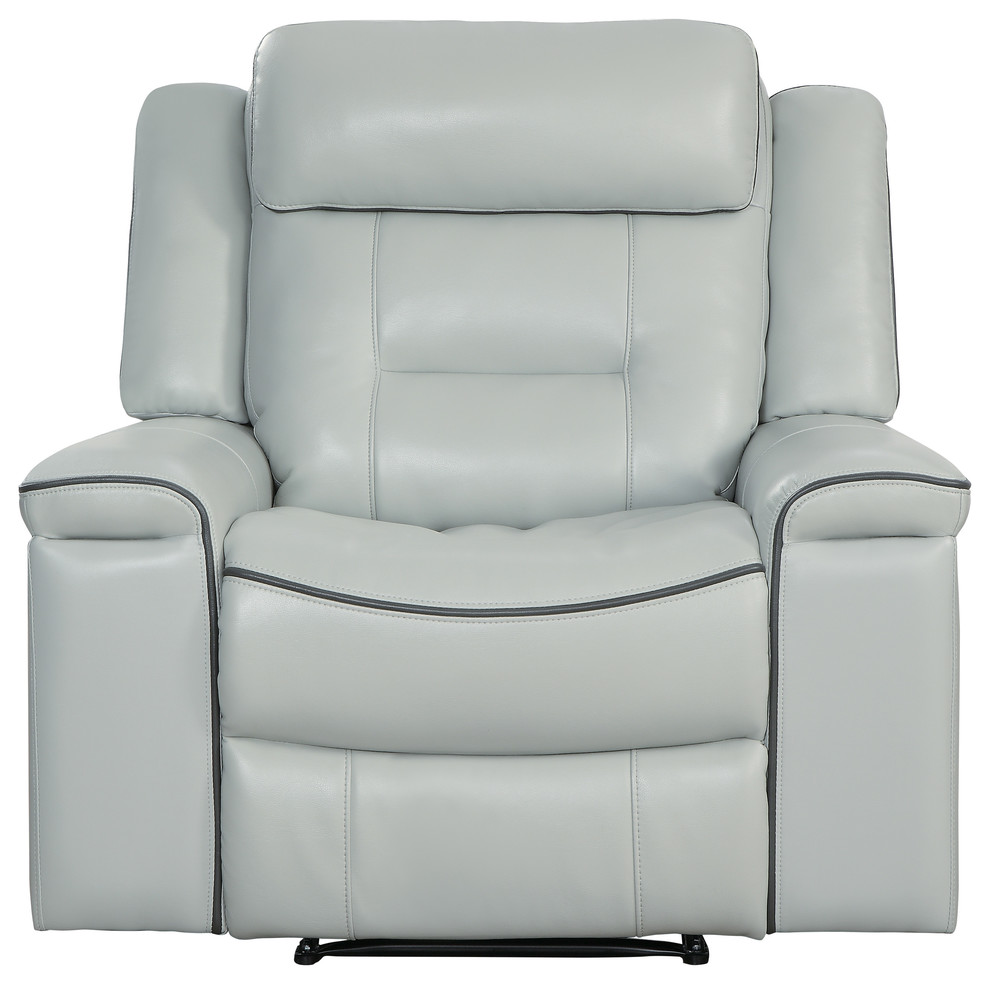 Erding Reclining Chair  Lay Flat   Contemporary   Recliner Chairs   by Lexicon Home  Houzz