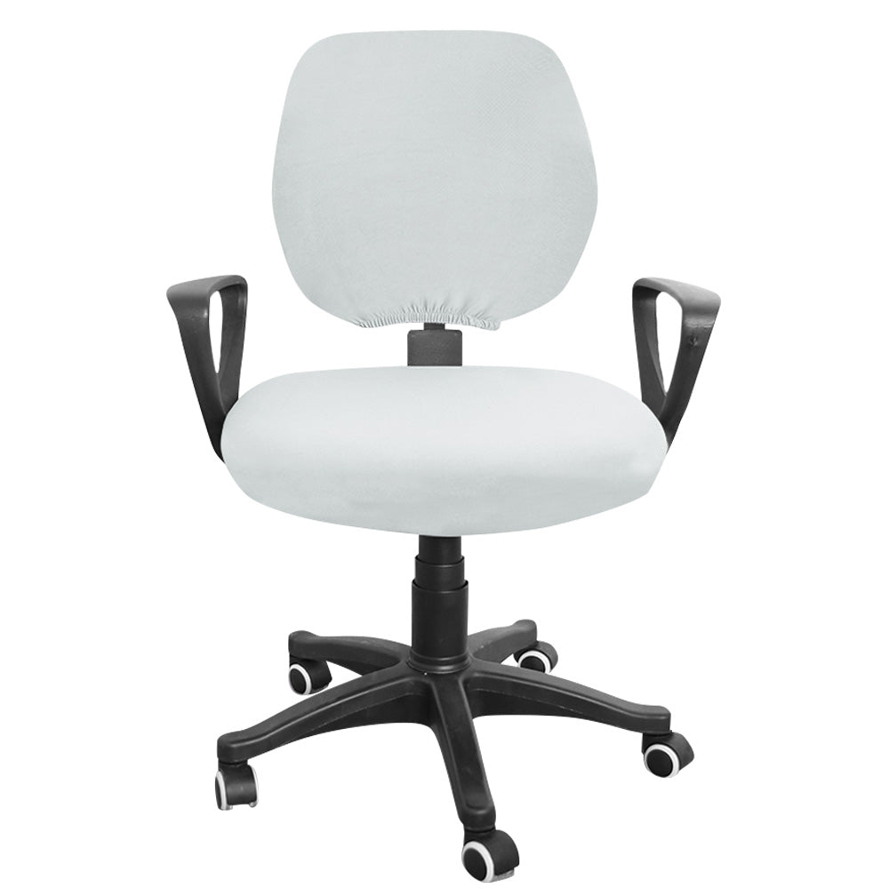 DYstyle Stretchy Computer Office Chair Cover Split Rotating Chair Slipcover