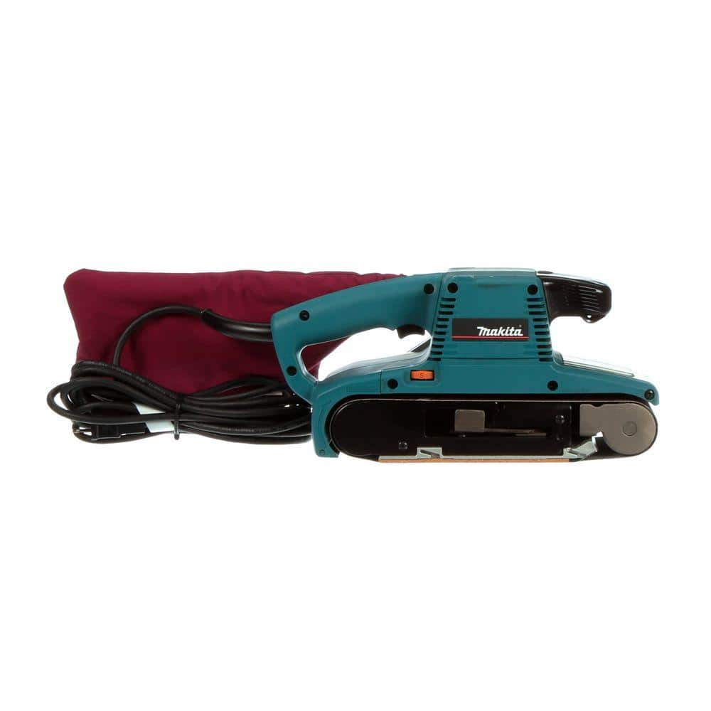 Makita 8.8 Amp 4 in. x 24 in. Corded Variable Speed Belt Sander with Dust Bag 9404