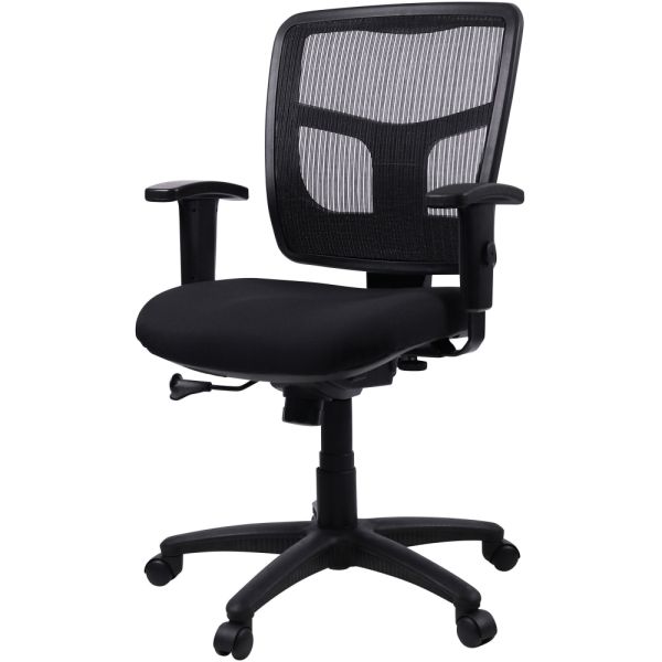 Lorell Managerial Mesh Mid-Back Office Chair