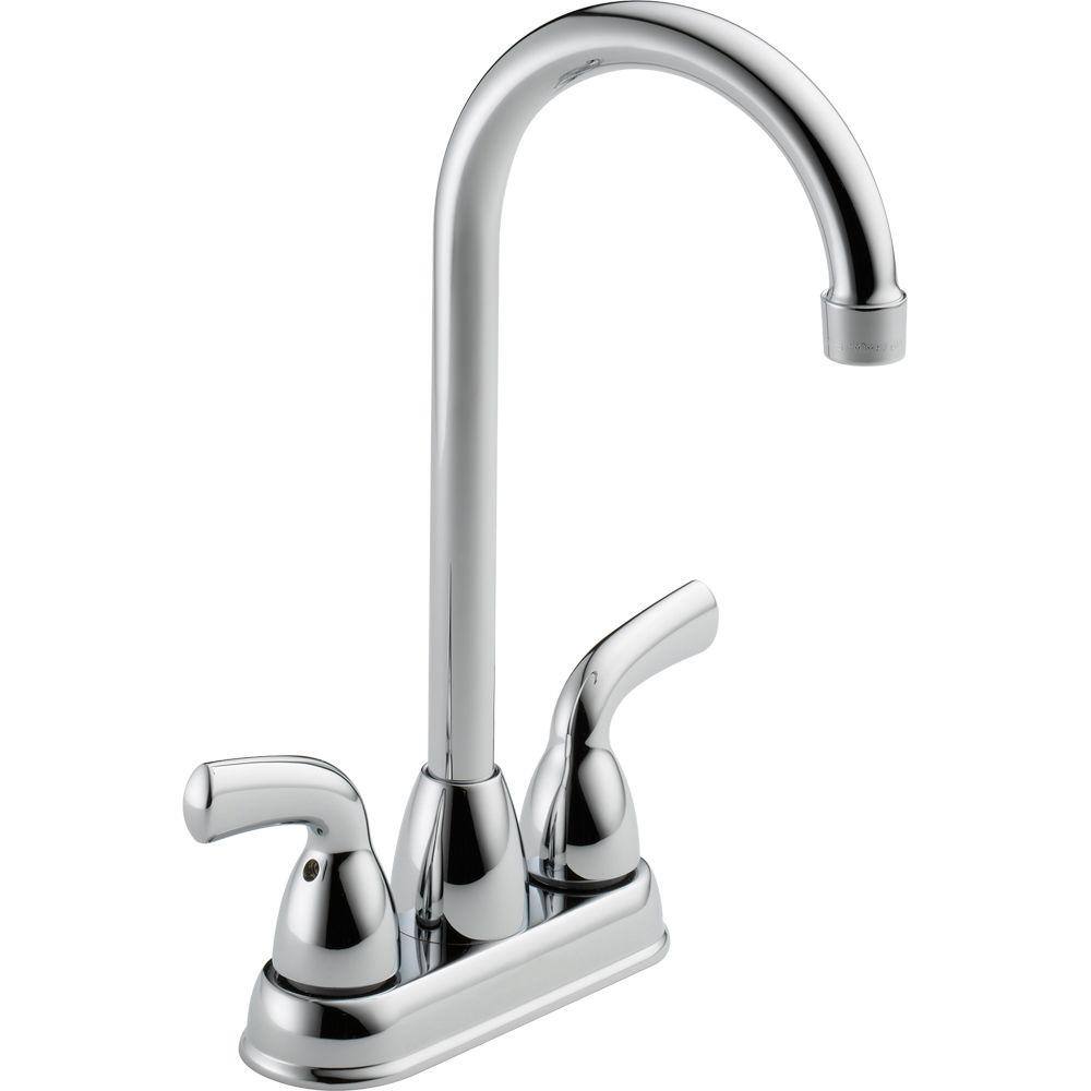 Delta Foundations 2-Handle Bar Faucet in Chrome B28910LF