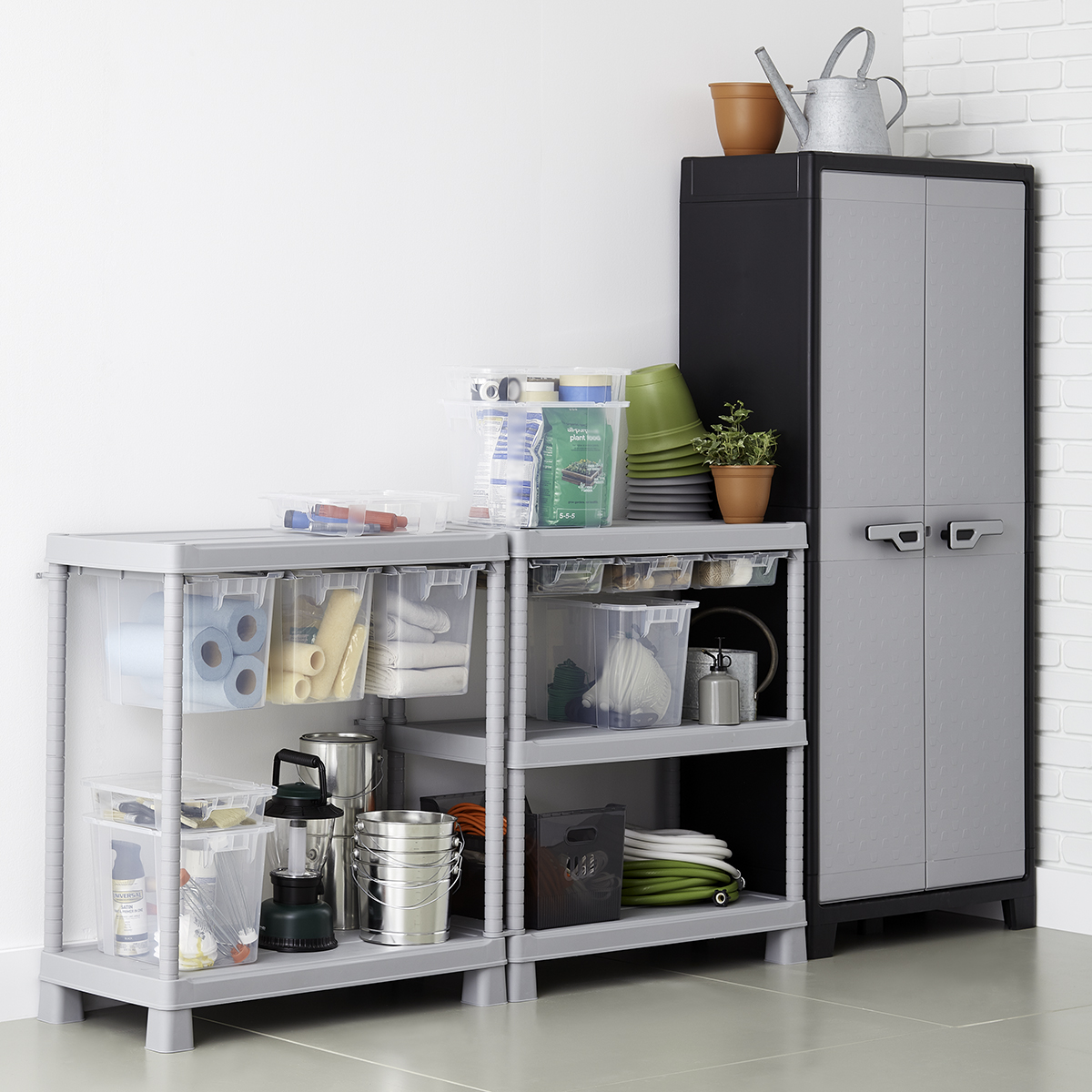 Grey Tribac 5Shelf Unit