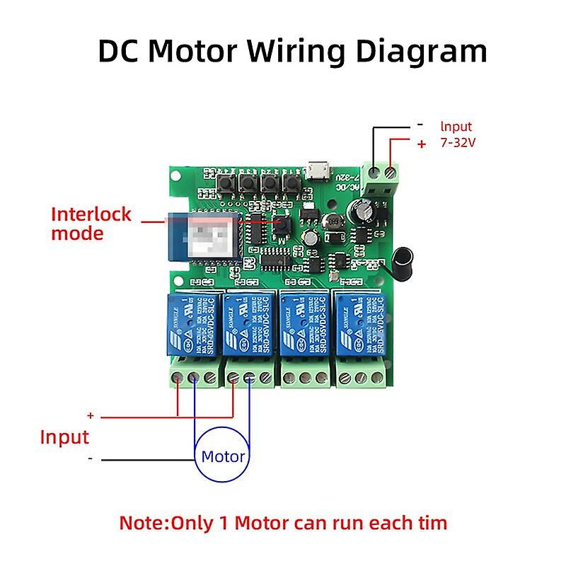 Zigbee Smart Relay Switch Module 4 Channel 2.4g Wifi Dc 5/12/32v Wireless Remote Control Board