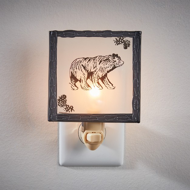 Park Designs Rustic Bear Night Light