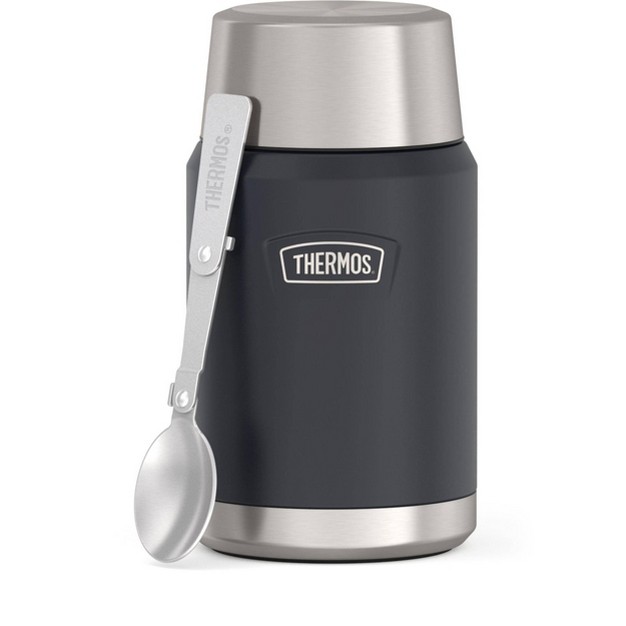 Thermos Icon 24oz Stainless Steel Food Storage Jar With Spoon