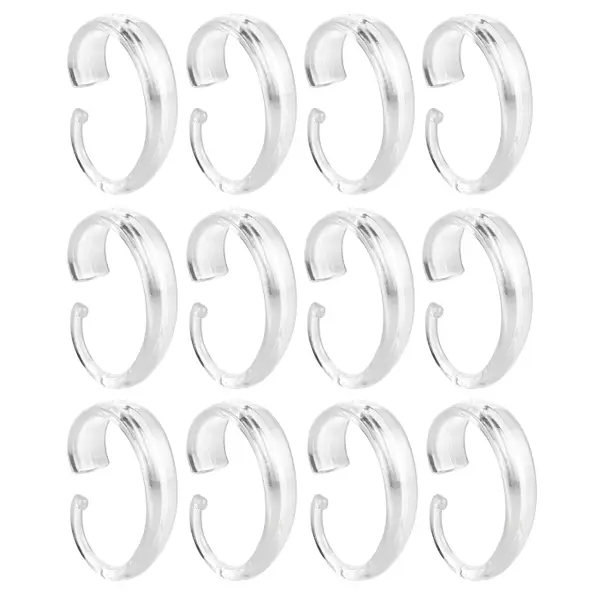 InterDesign Shower Curtain C Hook 12-Pack