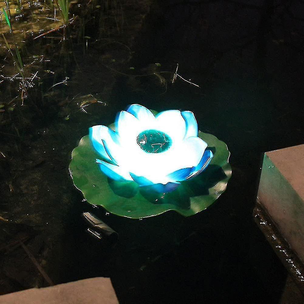 Pool Floating Lamp Solar Lotus Lights Waterproof Led Flower Garden Solar Lantern Lamp Lotus Flower L