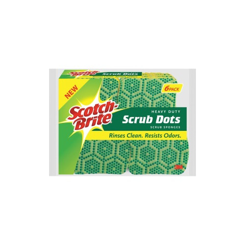 ScotchBrite Scrub Dots Heavyduty Scrub Sponge  MMM303064