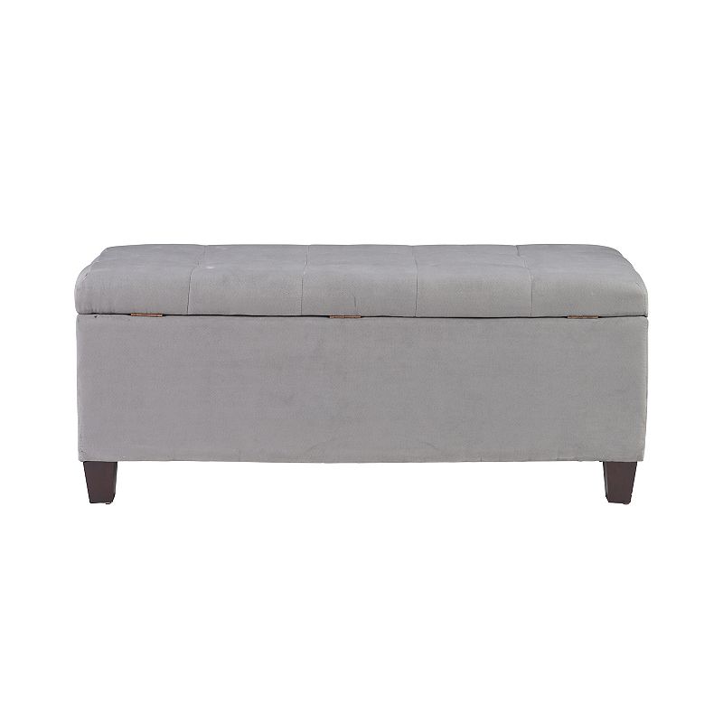 Linon Carmen Shoe Storage Ottoman