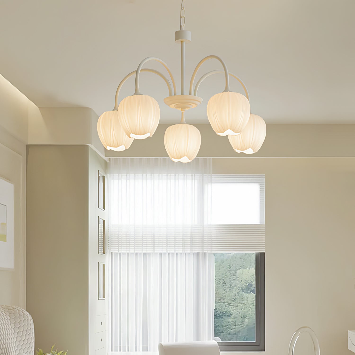 Tulip Matcha Chandelier