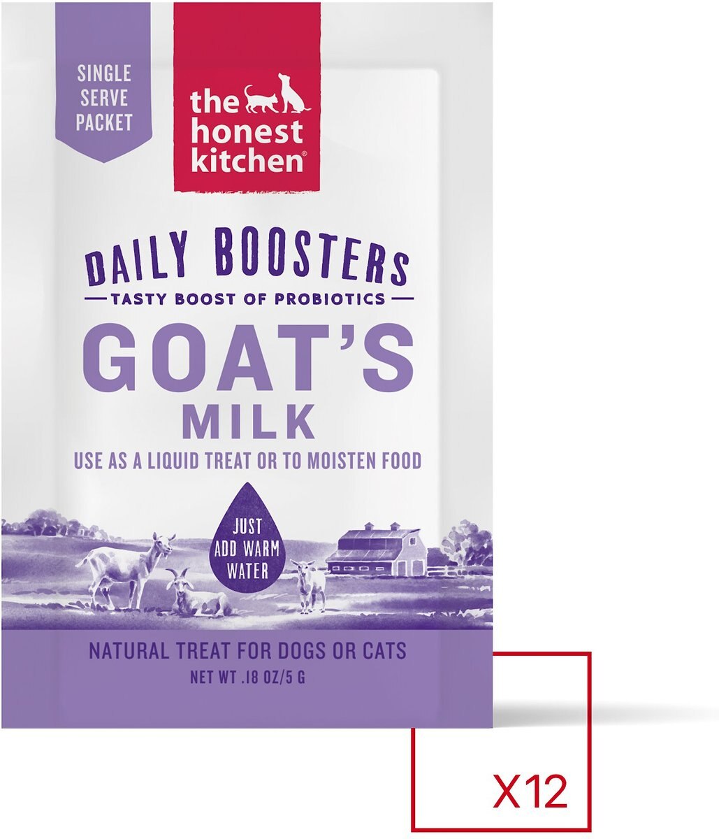 The Honest Kitchen Daily Boosters Instant Goat's Milk with Probiotics for Dogs