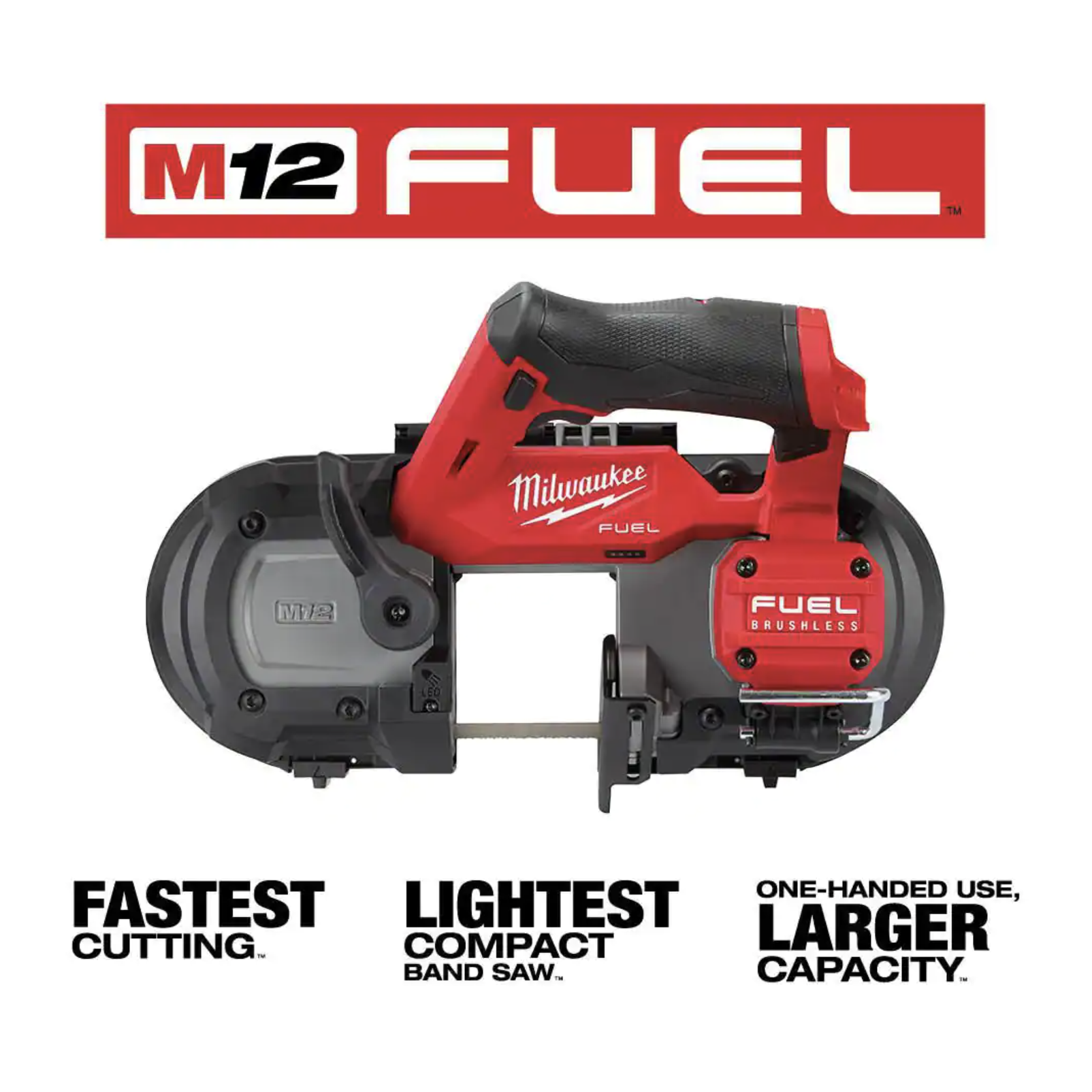 Milwaukee M12 FUEL 12V Lithium-Ion Cordless Compact Band Saw With 1.5 Ah Battery Pack (2-Pack)