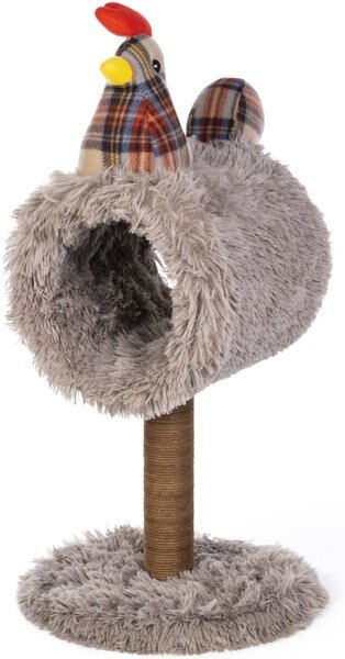 Prevue Pet Products Cozy Chicken 25.5-in Faux Fur Cat Tree