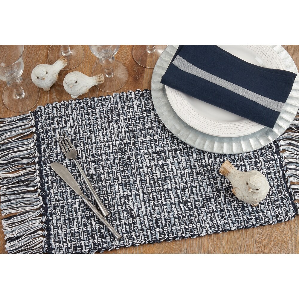 Woven Design Table Mats (Set of 4)