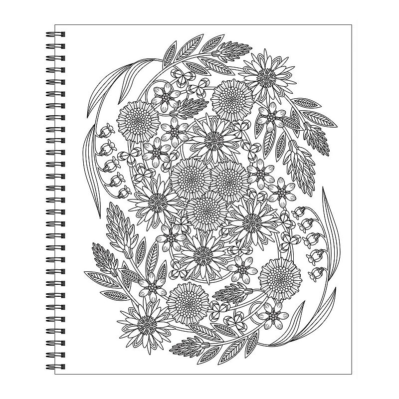 3-in-1 Color and Frame Flowers， Deserts， Oceans Coloring Book