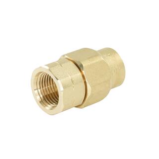 HOME-FLEX 12 in. CSST x 12 in. FIPT Brass Female Adapter 11-435-005