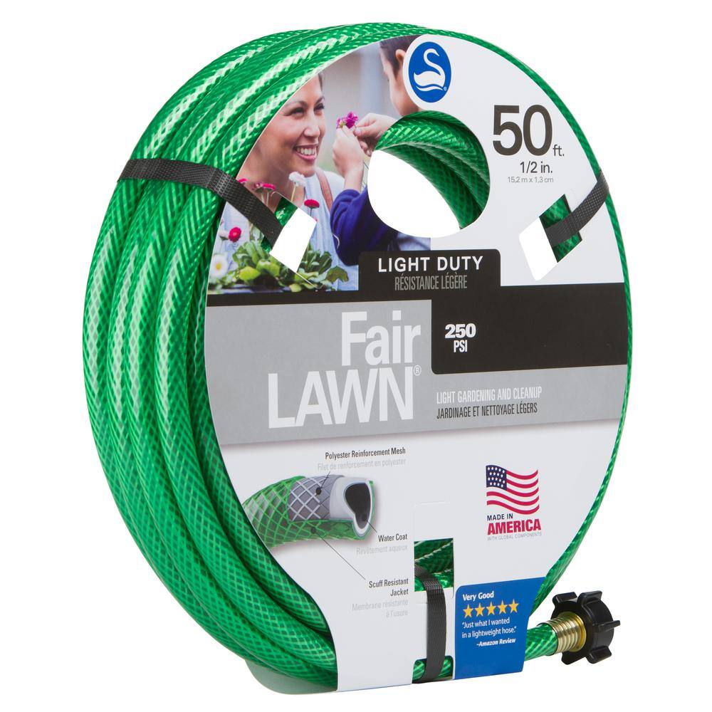 Swan FairLAWN 12 in. x 25 ft. Light-Duty Hose CSNFA12025