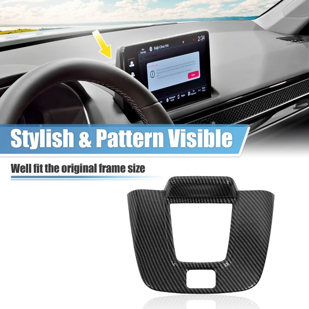 Unique Bargains Back Trim Cover Of Center Console Navigation Panel Media Touch Screen For Honda Civic 11th