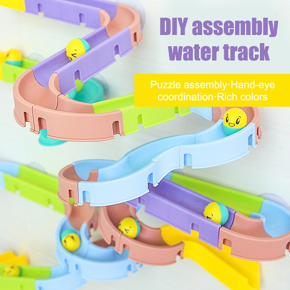 Bath Track Toys Diy Assembled Baby Bathtub Water Slide Children Bath Game Toys Type A