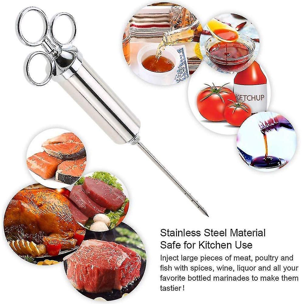 Heavy Duty 304 Stainless Steel Meat Injector Kit