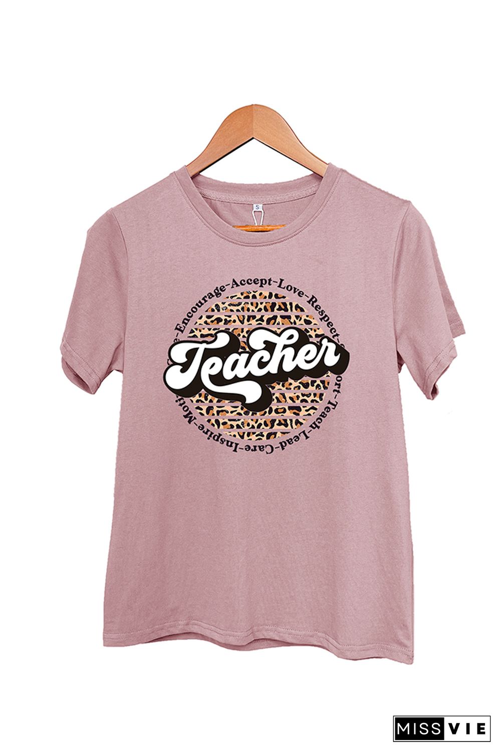 Teacher Circle Short Sleeve Graphic Tee Wholesale