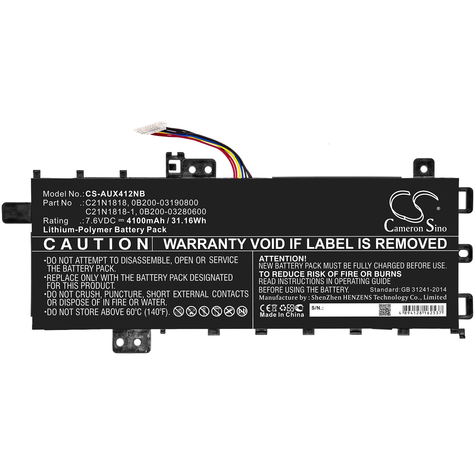 Asus A412FA A412UA A412UB F412DA F412FA F412UA F51 Replacement Battery BatteryClerkcom Laptop and Notebook